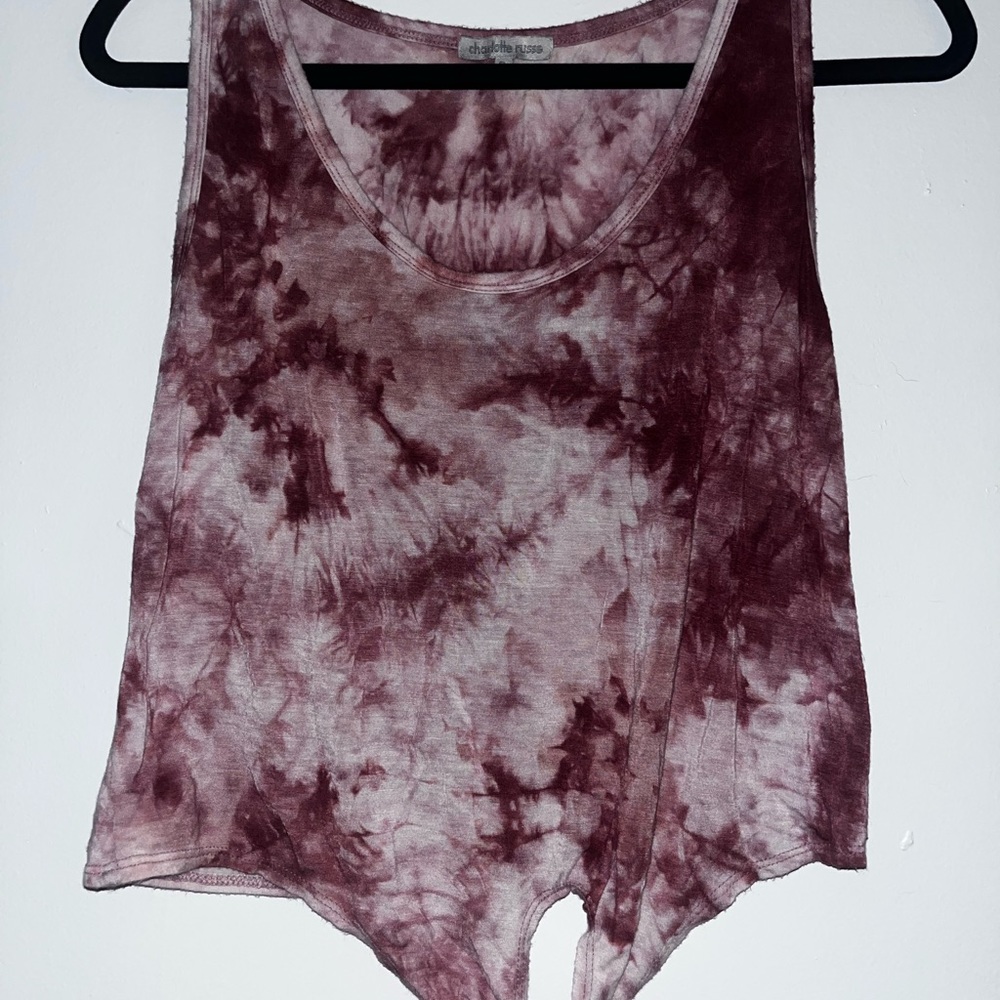 Charlotte Russe Tie Dye Tank Top